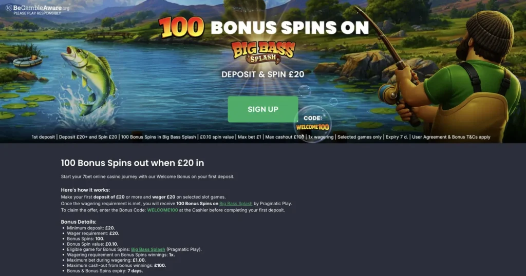 7bet new customer offer